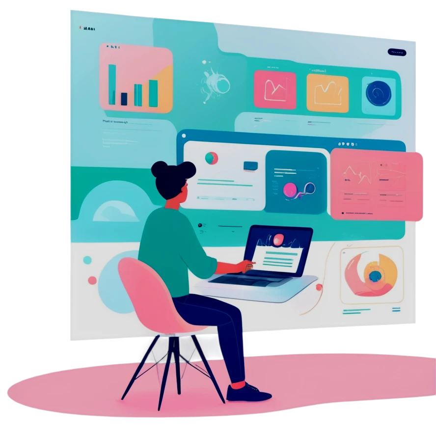 Ilustración del aprendizaje de tecnologías